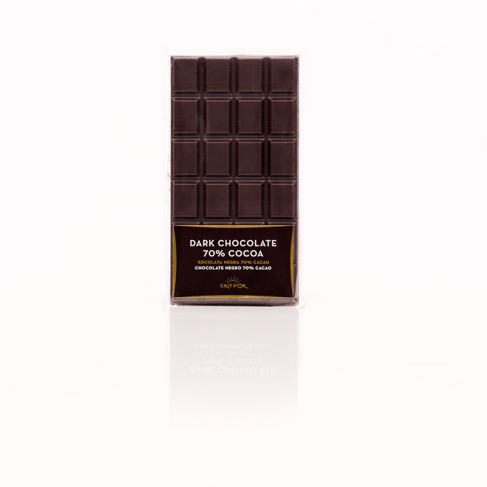 Rajola de xocolata negra 70%