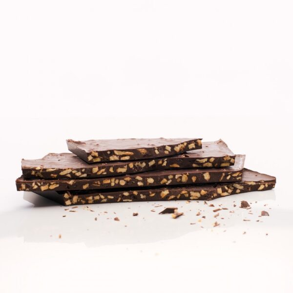 Rajola trencadís xocolata negra 70% ROCHER